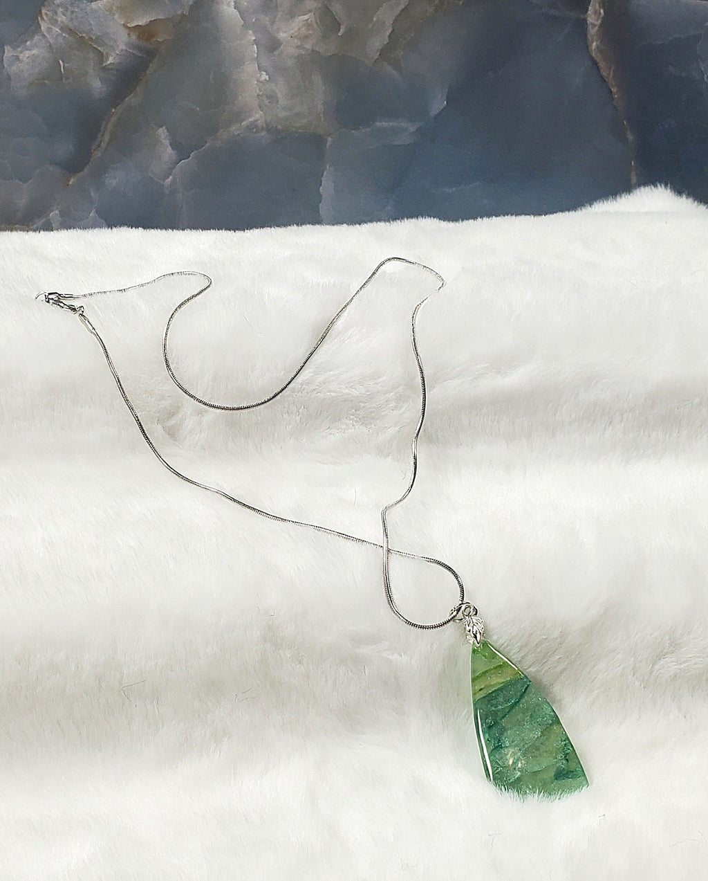 Green Drop Necklace