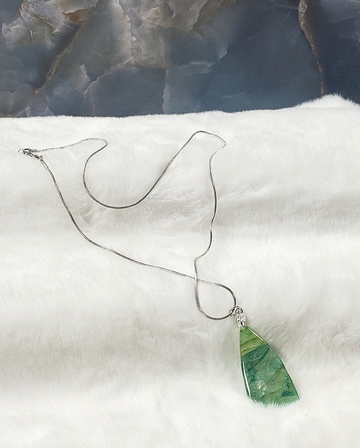 Green Drop Necklace