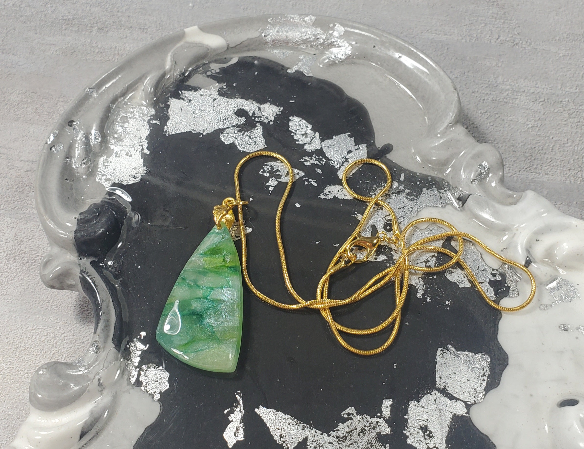 Green Drop Necklace