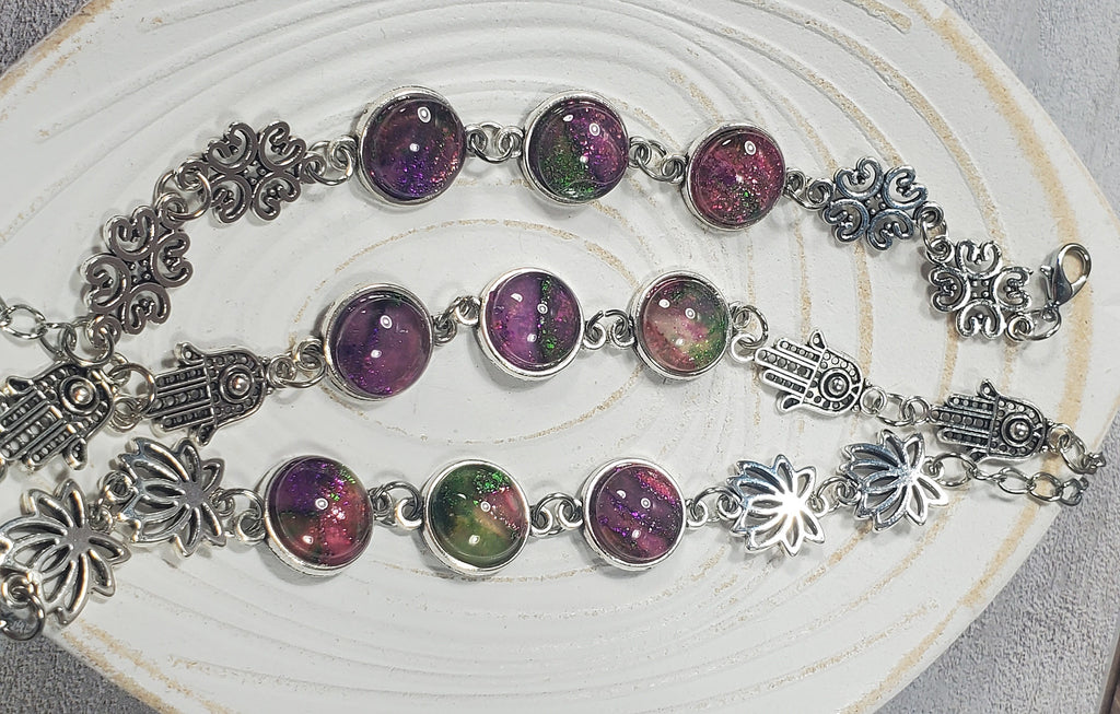 Silver-toned Accent Bracelets