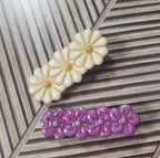 Floral hair clip sets