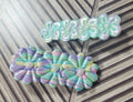 Floral hair clip sets